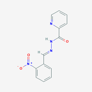 N'-[(E)-(2-nitrophenyl)methylidene]pyridine-2-carbohydrazide