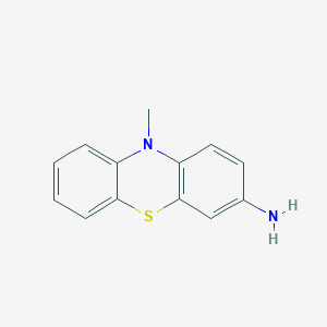molecular formula C13H12N2S B1205244 10-甲基-3-吩噻嗪胺 