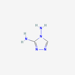 molecular formula C2H5N5 B1205250 4H-1,2,4-三唑-3,4-二胺 CAS No. 38104-45-9