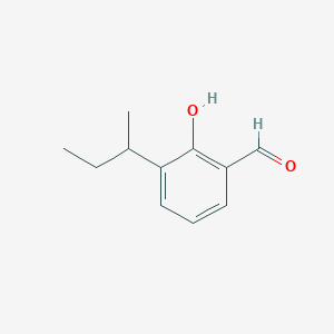 Benzaldehyde, 2-hydroxy-3-(1-methylpropyl)-