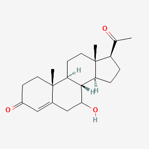 molecular formula C21H30O3 B1205254 7-Hydroxypregn-4-ene-3,20-dione 