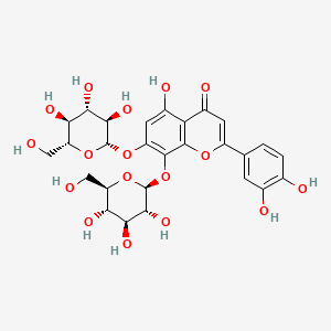 molecular formula C27H30O17 B1205255 Glucosylorientin CAS No. 76135-83-6