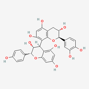 molecular formula C30H26O11 B1205256 Gambiriin C CAS No. 76236-89-0
