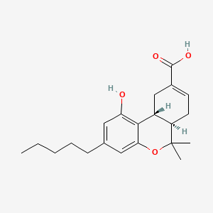 molecular formula C21H28O4 B1205265 delta(8)-Thc-11-oic acid CAS No. 39690-06-7