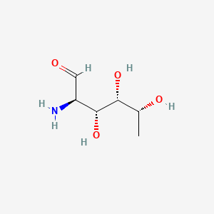 molecular formula C6H13NO4 B1205273 Quinovosamine CAS No. 6018-53-7