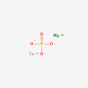 molecular formula CaMgO4P+ B1205275 Calcium Magnesium Phosphate CAS No. 25618-23-9