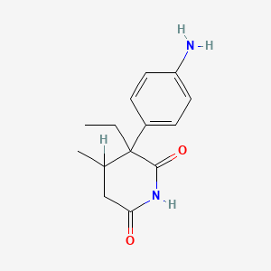4-Methyl-3-(4-aminophenyl)-3-ethylpiperidine-2,6-dione