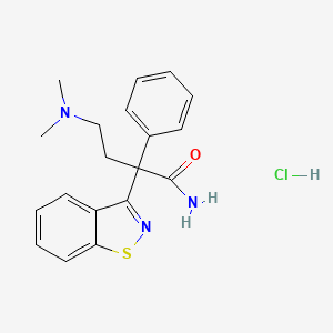 4-Dimethylamino-2-phenyl-2-(1,2-benzisothiazol-3-yl)butyramide