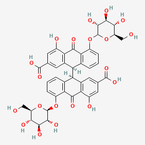 molecular formula C42H38O20 B12052875 Sennoside A, analytical standard 