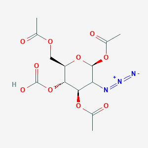 [(2R,3S,4R,6S)-4,6-diacetyloxy-5-azido-3-carboxyoxyoxan-2-yl]methyl acetate