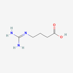 molecular formula C5H11N3O2 B1205289 4-胍基丁酸 CAS No. 463-00-3