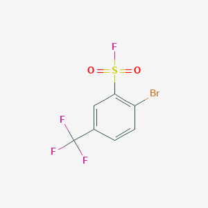 2-Bromo-5-(trifluoromethyl)benzene-1-sulfonyl fluoride