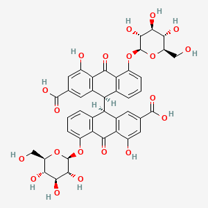 molecular formula C42H38O20 B1205298 Sennoside A CAS No. 8013-11-4