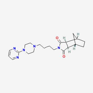 molecular formula C21H29N5O2 B1205299 坦度螺酮 CAS No. 87760-53-0