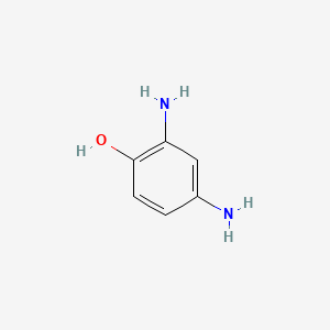 molecular formula C6H8N2O B1205310 2,4-二氨基苯酚 CAS No. 95-86-3