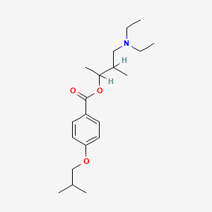 molecular formula C20H33NO3 B1205311 Ganglefene CAS No. 299-61-6