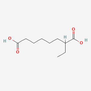 molecular formula C10H18O4 B1205317 2-乙基辛二酸 CAS No. 3971-33-3