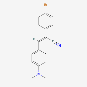 2-(4-Bromophenyl)-3-(4-(dimethylamino)phenyl)acrylonitrile