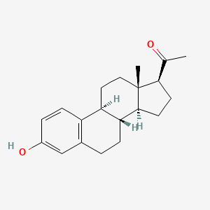 molecular formula C20H26O2 B1205325 3-Hydroxy-19-norpregna-1,3,5(10)-trien-20-one CAS No. 1667-98-7