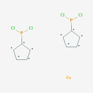 1,1'-Bis(dichlorophosphino)ferrocene, >=96%