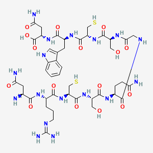 H-Asn-arg-cys-ser-gln-gly-ser-cys-trp-asn-oh,(disulfide bond)