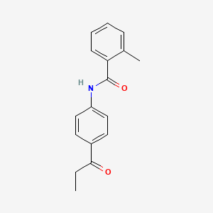 2-Methyl-N-(4-propionylphenyl)benzamide