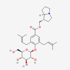 molecular formula C31H45NO8 B1205342 Auriculine CAS No. 22595-00-2