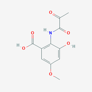 N-Pyruvoyl-5-methoxy-3-hydroxyanthranilate
