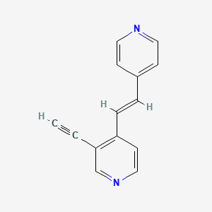 (E)-3-Ethynyl-4-(2-(pyridin-4-yl)vinyl)pyridine