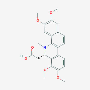 N-Methyl-2,3,7,8-tetramethoxy-5,6-dihydrobenzophenathridine-6-ethanoic acid