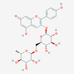 molecular formula C27H30O14 B1205350 pelargonidin 3-O-rutinoside betaine 