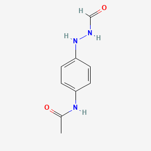 N-[4-(2-formylhydrazinyl)phenyl]acetamide