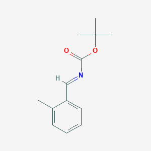 tert-Butyl N-[(2-methylphenyl)methylene]carbamate