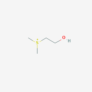 molecular formula C4H11OS+ B1205367 磺胆碱 CAS No. 21368-49-0