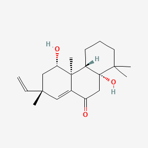 molecular formula C20H30O3 B1205370 伊内酮 CAS No. 62574-18-9