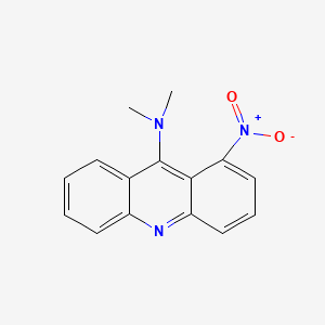molecular formula C15H13N3O2 B1205381 1-Nitro-9-(dimethylamino)acridine CAS No. 24399-89-1