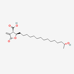 molecular formula C21H36O5 B1205389 木罗酸 CAS No. 70579-58-7