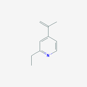 molecular formula C10H13N B120539 2-乙基-4-丙-1-烯-2-基吡啶 CAS No. 142896-08-0