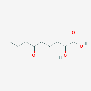 molecular formula C9H16O4 B1205390 2-Hydroxy-6-oxononanoic acid CAS No. 72590-73-9