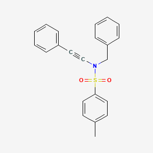 4-methyl-N-(2-phenylethynyl)-N-(phenylmethyl)-benzenesulfonamide