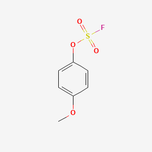 molecular formula C7H7FO4S B12054038 Fluorosulfuric acid, 4-methoxyphenyl ester CAS No. 775-27-9