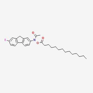 molecular formula C29H38INO3 B1205414 N-Myristoyloxy-N-acetyl-2-amino-7-iodofluorene CAS No. 79127-47-2
