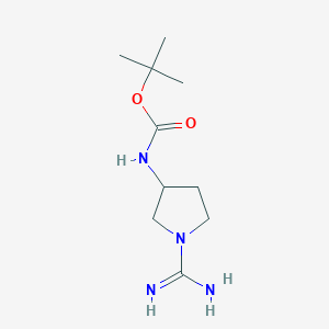 tert-butyl N-(1-carbamimidoylpyrrolidin-3-yl)carbamate