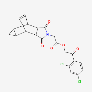 2-(2,4-dichlorophenyl)-2-oxoethyl (1,3-dioxooctahydro-4,6-ethenocyclopropa[f]isoindol-2(1H)-yl)acetate