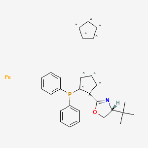 (R)-4-tert-Butyl-2-[(SP)-2-(diphenylphosphino)ferrocenyl]-2-oxazoline, >=97%