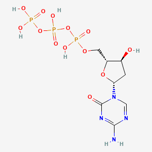 molecular formula C8H15N4O13P3 B1205430 5-Aza-2'-deoxycytidine-5'-triphosphate CAS No. 72052-96-1