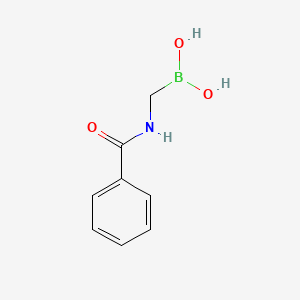 molecular formula C8H10BNO3 B1205435 Benzamidomethylboronic acid CAS No. 64577-65-7