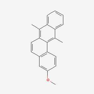 molecular formula C21H18O B1205440 3-Methoxy-7,12-dimethylbenz(a)anthracene CAS No. 66240-02-6