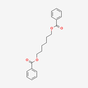 molecular formula C20H22O4 B1205446 1,6-Hexanediol dibenzoate CAS No. 22915-73-7