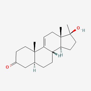 molecular formula C20H30O2 B1205448 17beta-Hydroxy-17-methyl-5alpha-androst-9(11)-en-3-one CAS No. 2429-15-4